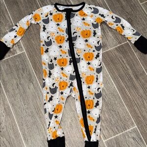 Little Sleepies Halloween Bamboo Zippy | Pumpkins Ghosts | 6–12M